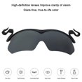 thumbnail image 2 of Clip Gafas Deportivas Sombrero para Pesca Senderismo Golf (Gris), 2 of 3