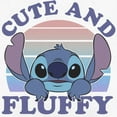 thumbnail image 2 of Men's Lilo & Stitch Cute and Fluffy Sweatshirt White Large, 2 of 4