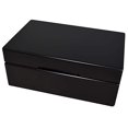 thumbnail image 2 of Caja de almacenamiento para monedas Guardhouse de madera negro mate, 30 compartimentos, 2 of 8