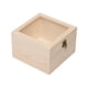 thumbnail image 4 of Caja de madera para guardar flores, caja de recuerdos, caja de madera para suministros de fiesta, boda tapa de cristal 18x18x12cm, 4 of 9
