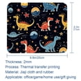 thumbnail image 5 of Starry Dinosaur Square 8.3x9.8 Inch Non-Slip Rubber Bottom Printed Desk Mat Gaming Mousepad Mouse Mat for Office and Gaming, 5 of 6