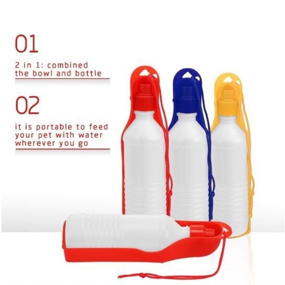 250ML Outdoor Portable Pet Dog Water Bottles Foldable Tank