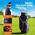 thumbnail image 3 of VEVOR 36” Golf Cart Bag with 14 Way Organizer Divider Top 13 Pockets Black, 3 of 9