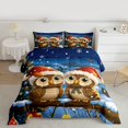 thumbnail image 2 of Castle Fairy Cartoon Animal Owl Boy Girl Full Size Comforter Sets 3-Piece,Merry Christmas Bedding Comforter Set,Happy New Year Lightweight Bedding Sets,Luxury Bedroom Decor,Reversible, 2 of 8