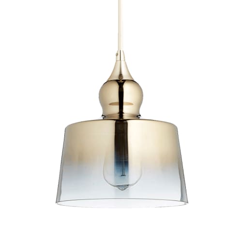 Light Pendant with Schoolhouse Glass Sh 