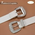 thumbnail image 3 of Women Western Leather Belts Ladies Vintage Design Waist Belt for Pants Jeans Dresses, 3 of 7