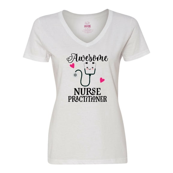 Inktastic Nurse Practitioner LNP Gift Women's V-Neck T-Shirt