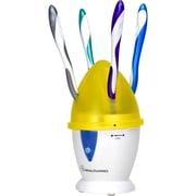 Wellness Oral Care Countertop Ultra-Violet Toothbrush Sanitizer, WEFC5Y, Yellow