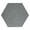 Charcoal, variant on ATS Acoustics Hexagon Fire Rated Sound Absorbing Acoustic Panel 12" x 1" (Merle Grey)