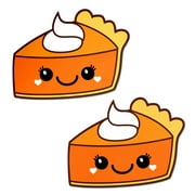 Pastease - Nipple Pasties - Happy Kawaii Pumpkin Pie - 3.2" x 2.4"
