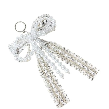 Butterfly Bows Keyring Stylish Bowknot Shaped Keychain Accessory for Women Daily Wear Elegant Backpack Decoration