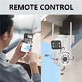 thumbnail image 5 of 4MP Outdoor Surveillance Camera Dual Lens Dual Screen AI Auto Tracking IP Video Wifi PTZ Camera CCTV Two Way Audio ICSEE, 5 of 7