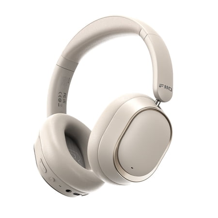 FiiO EH13 Wireless Over-Ear Headphones, LDAC Hi-Res Active Noise Cancelling Headset with 40mm Driver & 75H Battery, Bluetooth 6.0 Gaming Headphones