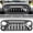 Matte Black, variant on American Modified Gladiator Grille for 2007-2018 Jeep Models, Matte Black