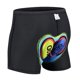 thumbnail image 1 of Pantalones cortos de ciclismo acolchado Hombres Mujeres Bicicleta Ropa interior con almohadilla Cojín Negro 3XL Cola  Pantalones cortos de ciclismo acolchados, 1 of 8