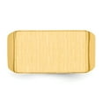 thumbnail image 4 of 14K Yellow Gold Ring Band Signet 10.5x18.0mm Closed Back Men's, Size 9, 4 of 5