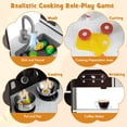thumbnail image 7 of Infans Pretend Play Kitchen for Kids Toddler Aged 3+ Wooden Toy Set w/ Range Hood, 7 of 7