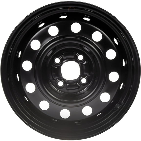Dorman 939-125 Steel 15" Wheel Rim 15 x 6-inch 4-Lug Black, for Specific Saturn Models