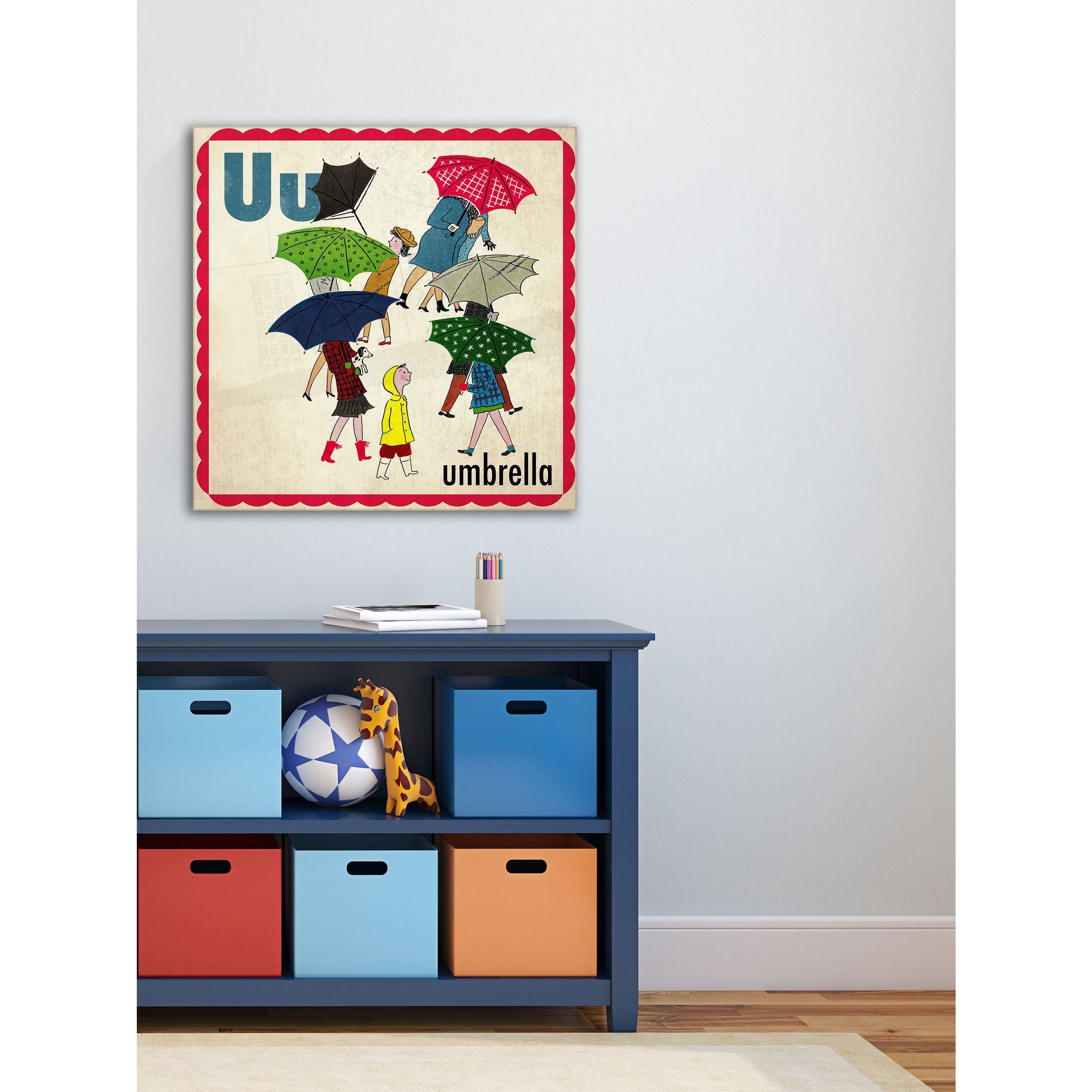 Marmont Hill "Umbrella" by Curtis Painting Print on Canvas