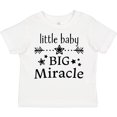 thumbnail image 3 of Inktastic Little Baby, Big Miracle Boys or Girls Toddler T-Shirt, 3 of 5