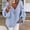 Blue, variant on VISALY V Neck Pullover Sweater Knit Sweater Womens Fall Sweaters 2024 Chunky Loose Long Sleeve V Neck Oversized Casual Knit Pullover Tops Crochet Sweaters Womens Sweatshirts Women Pullover Black L