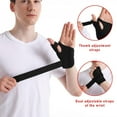 thumbnail image 3 of 1Pc Thumb Wristband Brace Wraps Carpal Tunnel Arthritis Tendonitis Sprain Finger Support Bandage Sports Gym Wrist Protector Skin Color, 3 of 6