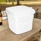 thumbnail image 3 of Cubo de contenedor de almacenamiento de agua de plástico portátil cubo de agua reutilizable con mango (2 l), 3 of 6