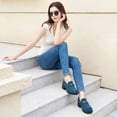 thumbnail image 2 of Ecetana Womens Loafers Shoes Platform Chunky Penny Loafer Lug Sole Comfortable Slip On Work Office Business Casual Dress Shoes, 2 of 5