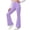 Purple, variant on xaoyunyn Wide Leg Pant for Girls Casual Solid Color Elastic Waisted Flare Sweatpant with Pocket 3-13 Years