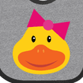 thumbnail image 4 of Inktastic Duck Girls Girls Baby Bib, 4 of 4