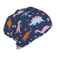 thumbnail image 2 of Honeii Dinosaur Print Kids Knit Beanie Watch Hat ,Knit Cap for Boys and Girls, 2 of 7