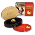 thumbnail image 3 of 2017 Australia 1/4 oz Gold Lunar Rooster Proof (w/box & COA), 3 of 3