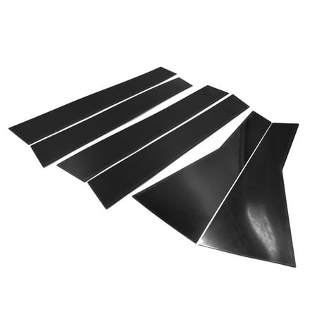 - 4pcs Pillar Post Cover Trim Car Center Window Decorative Strip for Honda CRV 2017-2018