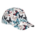 thumbnail image 3 of Kdxio Unisex Butterfly Pattern Baseball Cap Unisex Washed Classic Adjustable Hat, 3 of 8