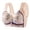 Beige, variant on Womens Plus Size Bra, Bras for Women, Woman's Print Front Buckle Elastic Bra Without Steel Rim, 36B/C-44B/C