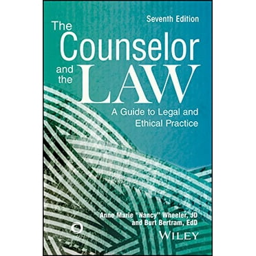 Pre-Owned The Counselor and the Law: A Guide to Legal and Ethical Practice (Paperback) 1556203500 9781556203503