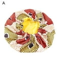 thumbnail image 1 of Women African Floral Print  Cap Double Layer Wide Band Sleep Makeup Bonnet, 1 of 10