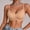 Beige, variant on Women Second Skin Nude Seamless Wireless T-Shirt Bra, Adjustable Thin Straps V Neck Invisible Thin Breathable Daily Lounge Bralette Beige XL(XL)