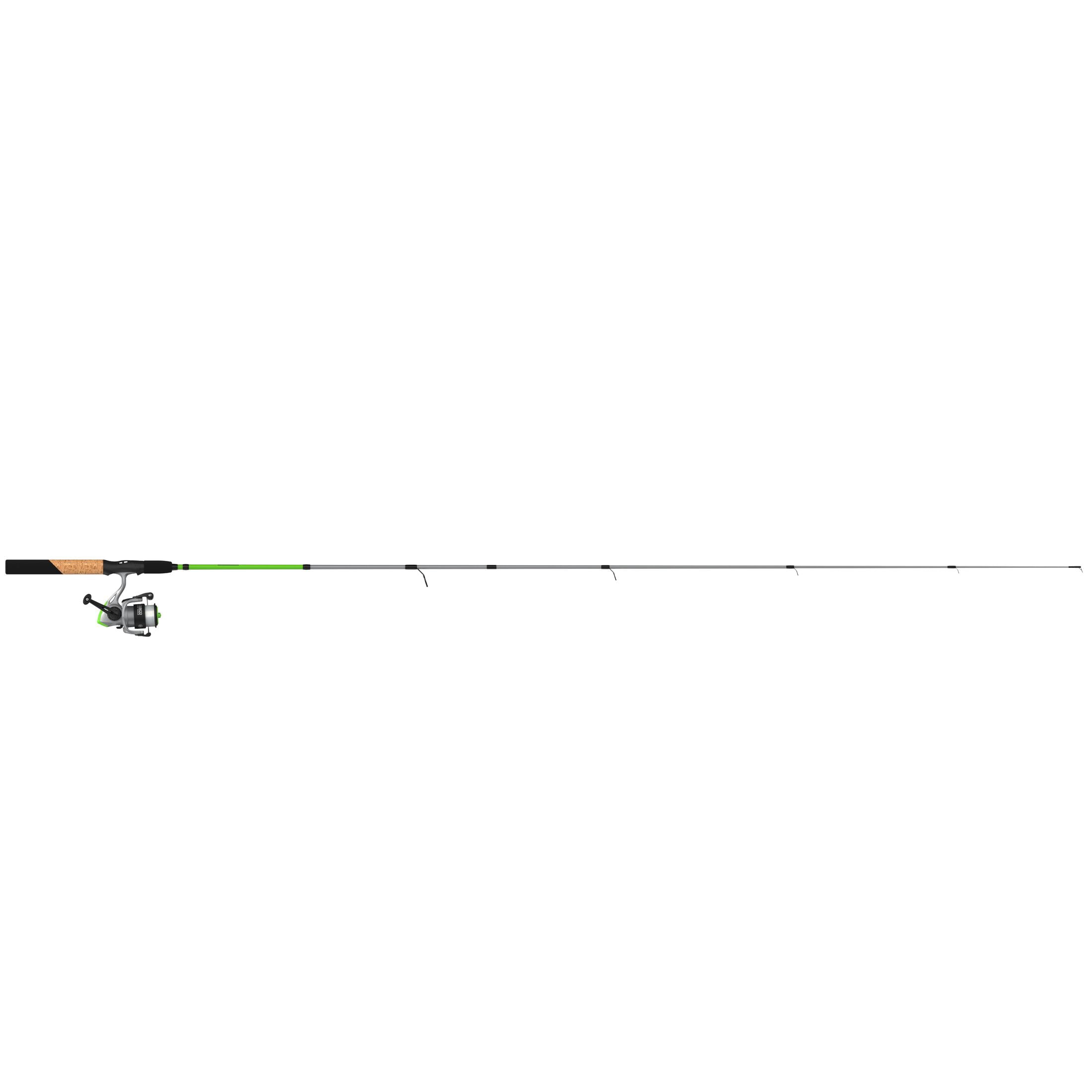 Zebco Ready Tackle Lake/Pond Spinning Combo, 6-Foot, 2-Piece Fishing Rod, Size 20 Reel, 8-Pound Line, 27-Piece Tackle Kit