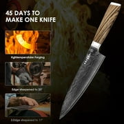 Kegani Chef Knife - 8 Inch Japanese Knife, 67 Layers Japanese VG-10 Damascus Steel Ultra Sharp Kitchen Knife, Professional Chef Knife Gyuto Knife- Ergonomic FullTang Handle