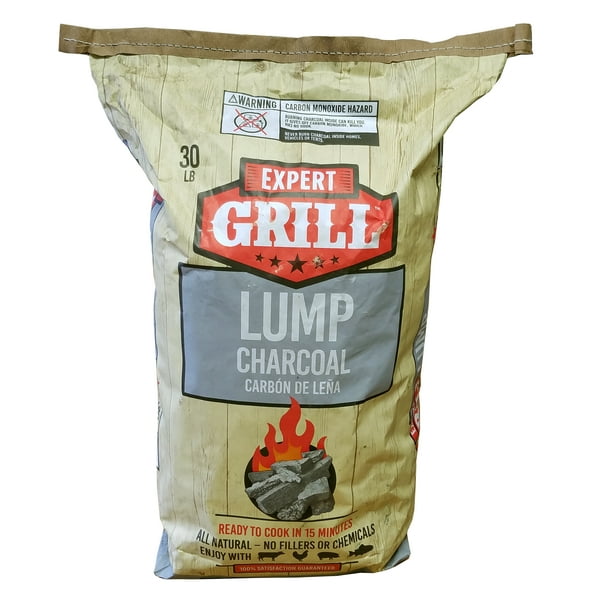 EXPERT GRILL 30 LB LUMP CHARCOAL BAG