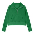 thumbnail image 6 of Zshosam Sweatshirts for Kids Bulk Girls Sweatshirts Kids Casual Long Sleeve Loose Tops Fall Comfy Lightweight Pullovers,Dark Green 13-14 Years, 6 of 7