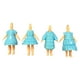 thumbnail image 2 of 4x Ropa para muñecas de niña, lindos accesorios de ropa para el cuerpo, regalo para niñas pequeñas azul claro, 2 of 9