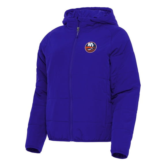 Women's Antigua Royal New York Islanders Universe Full-Zip Puffer Jacket