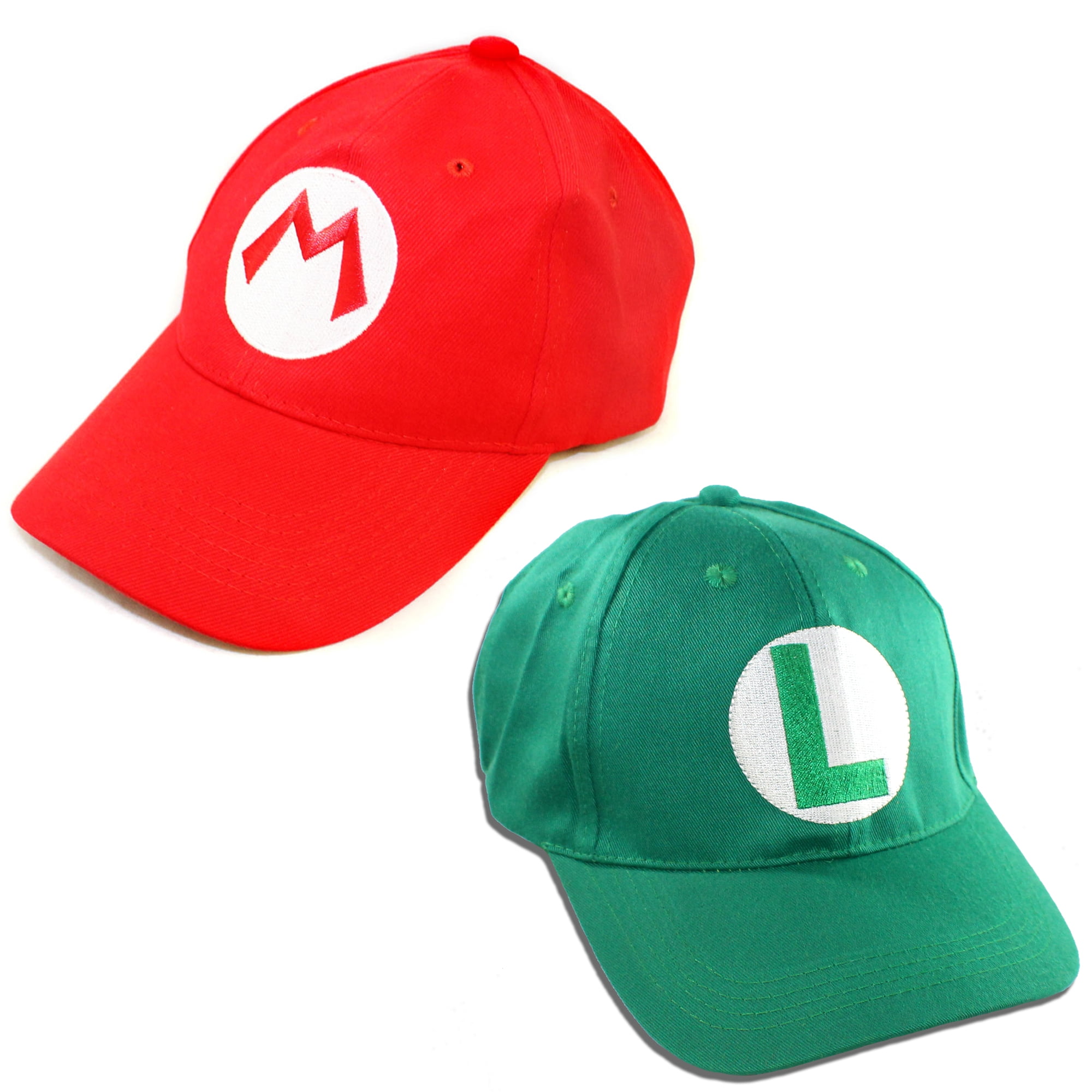 mario and luigi baseball caps