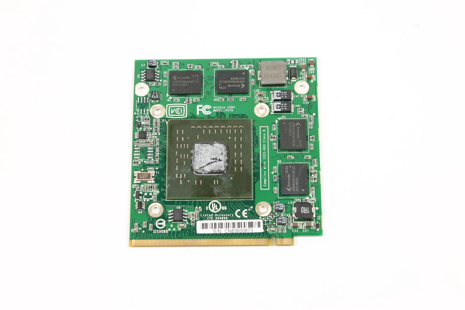HP ProLiant XW460C Quadro FX 560 MXM 256MB Server Video Card 463951-001