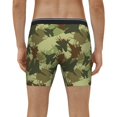 thumbnail image 5 of Mens Underwear, Aircraft Green Camouflage Mens Underwear Boxer Briefs, Soft Breathable Underwear Long Leg For Men, 5 of 8