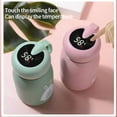 thumbnail image 2 of Portable Vacuum Flask Intelligent Temperature Measurement Kid Insulated Water Bottle For Children Student Pink, 2 of 6