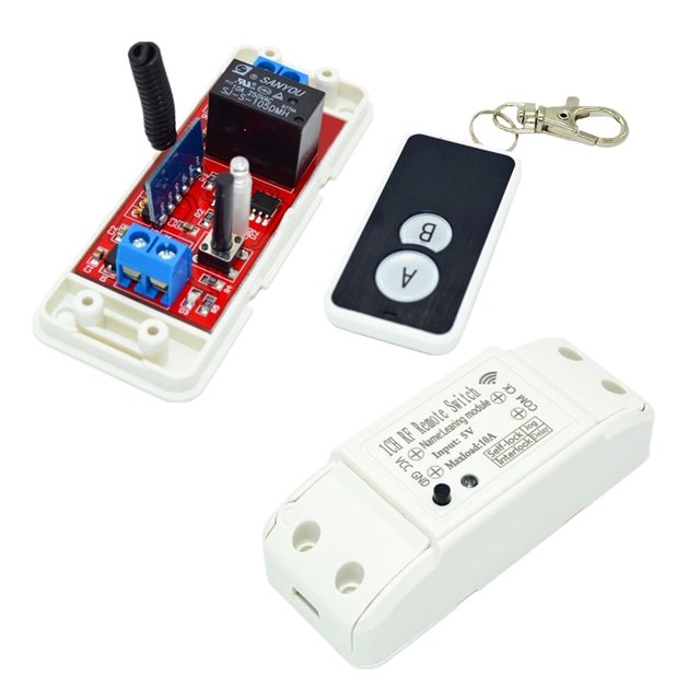 Módulo de Interruptor Retardo Inalámbrico Macarena 433m 5v con Botón Remoto