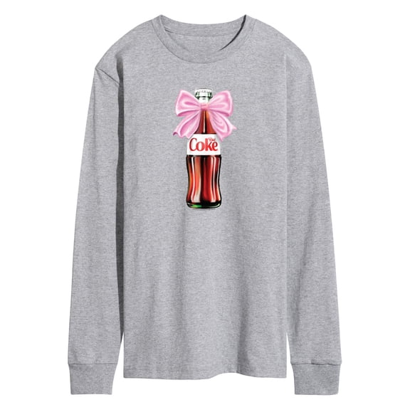 Diet Coke - Bottle Bow - Men's Long Sleeve Graphic T-Shirt